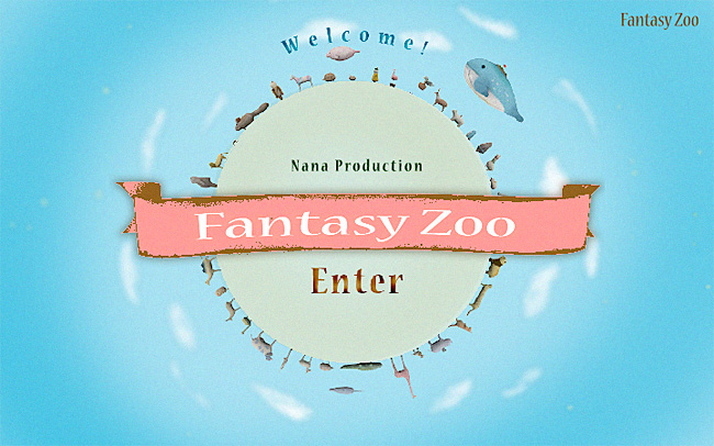 Fantasy Zoo: トップ画面