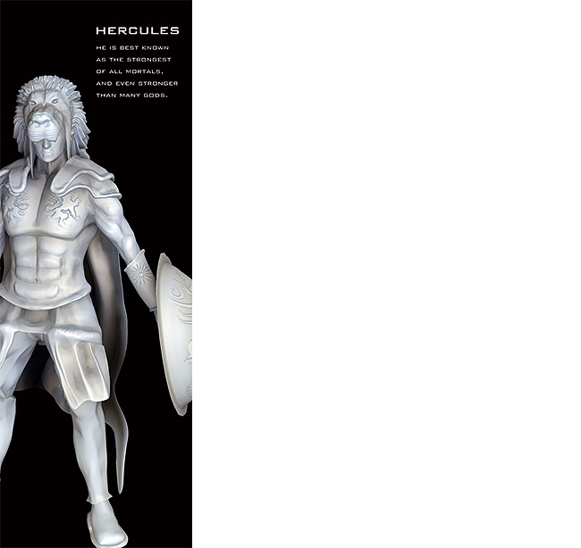 3DCGイラストレーションの制作 ーギリシャ神話の神々、怪物たちー