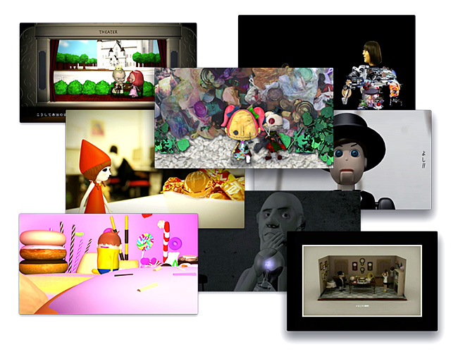 デザインウィーク in せんだい2012の映像ギャラリーにて歴代の卒業制作作品が上映されます。